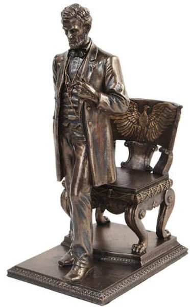 Abraham Lincoln Standing Statue Bronze - Image 2