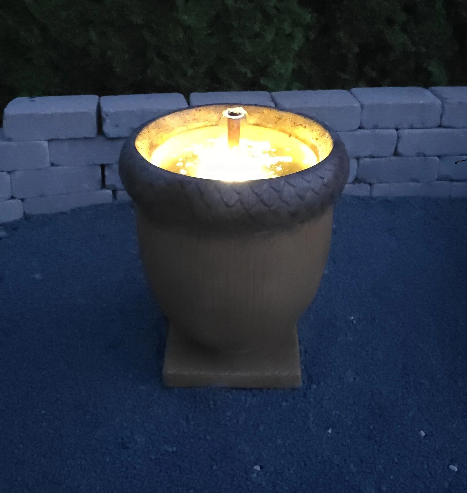 Acorn Bubbler High-End Garden Fountain 23" High - Image 2