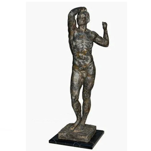 Age of Bronze Nude Male Statue by Rodin - Image 2