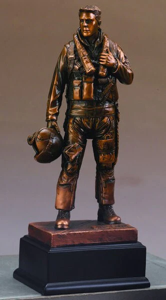 Air Force Military Man Sculpture 11.5" High - Image 2