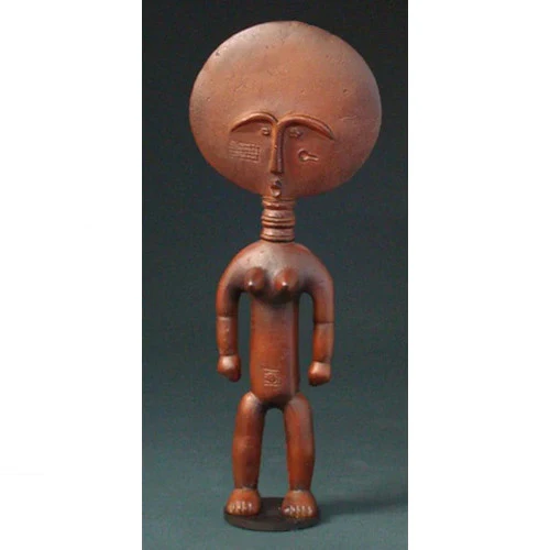 Akua'ba African Fertility Statue - Image 2