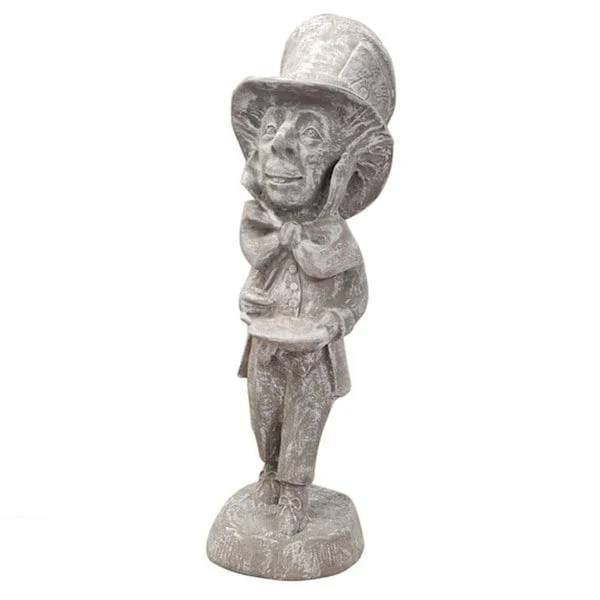 Alice In Wonderland: Mad Hatter Garden Statue 28" H