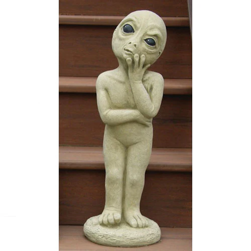 Alien Standing Garden Statue - Image 2