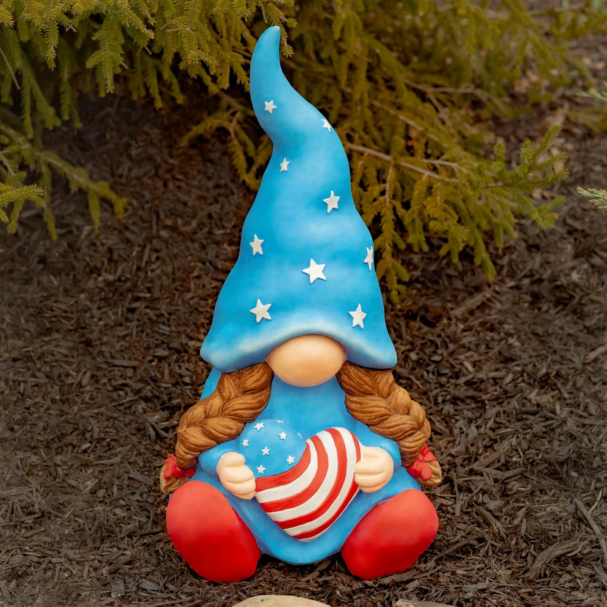 All-American Gnomes Girls Patriotic Garden Trio 20.5" High - Image 4