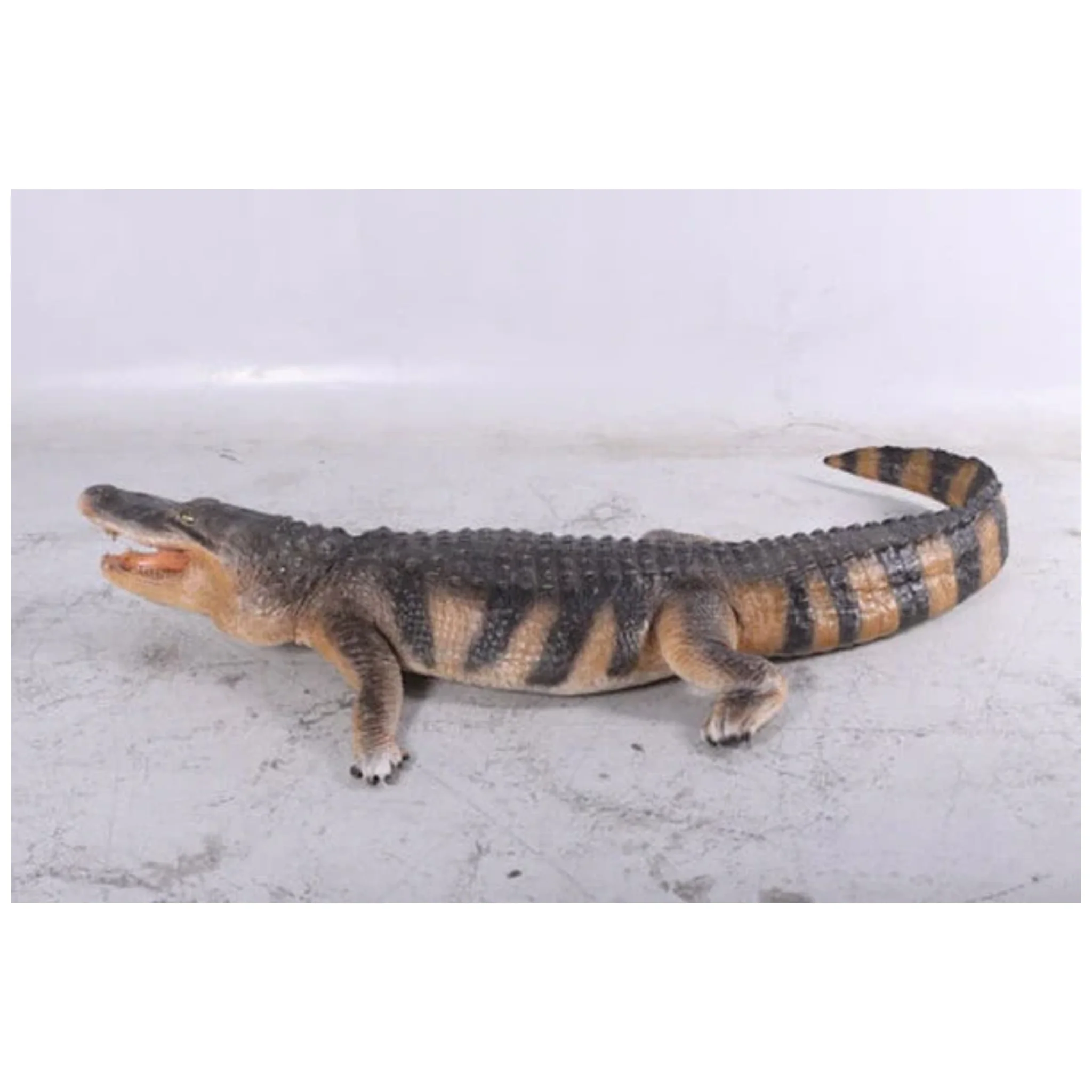 American Alligator Life Size Statue - Image 5