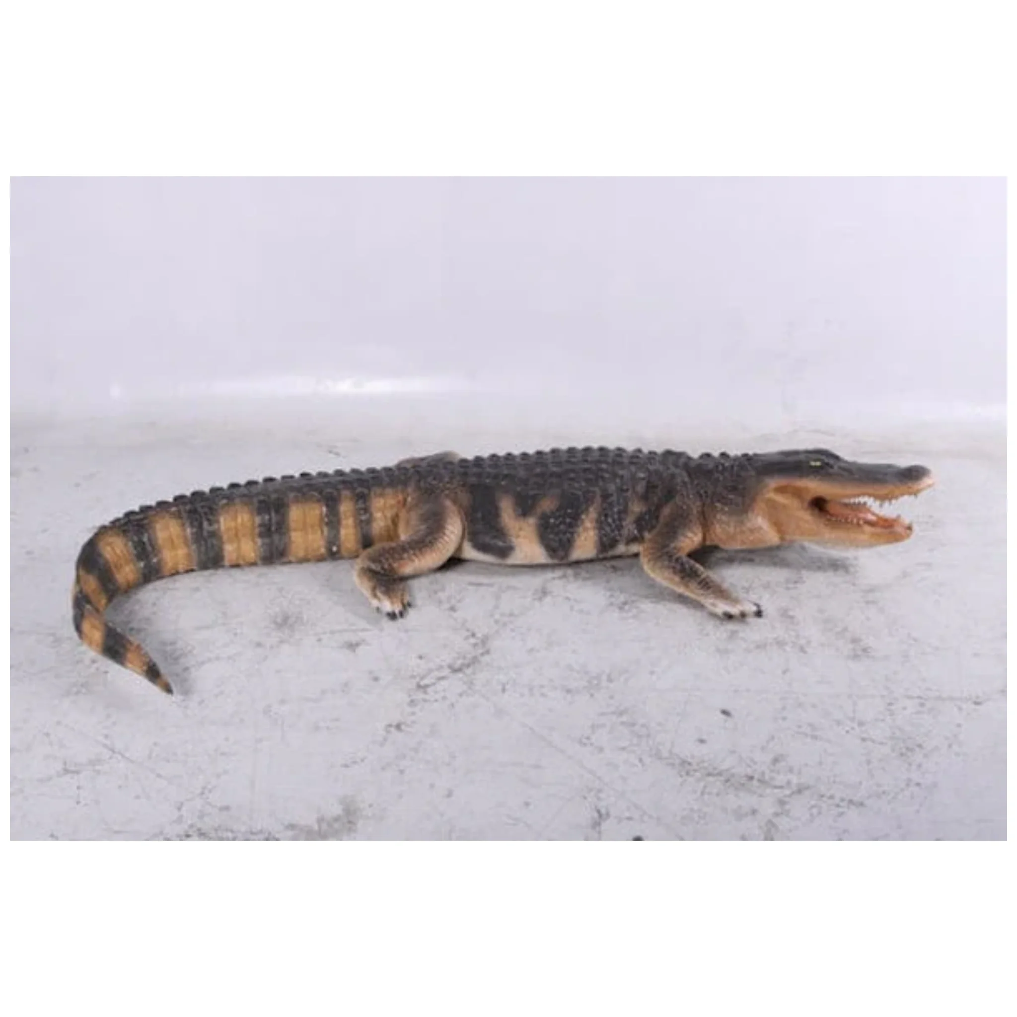 American Alligator Life Size Statue - Image 6