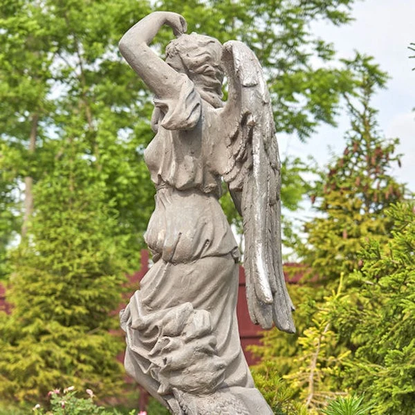 Angel Life Size Garden Statue 72.5" High - Image 4