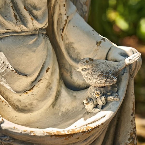 Angel Muriel Birdbath Statue 37" High - Image 4