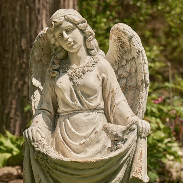 Angel Muriel Birdbath Statue 37" High - Image 6