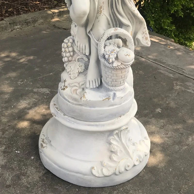 Angel of the Harvest Life-Size Garden Statue 65" H - Image 3