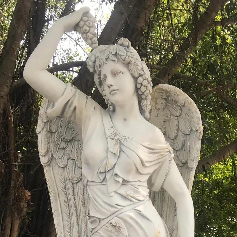 Angel of the Harvest Life-Size Garden Statue 65" H - Image 4