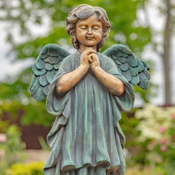 Angel Praying Sculpture 39" High - Image 3