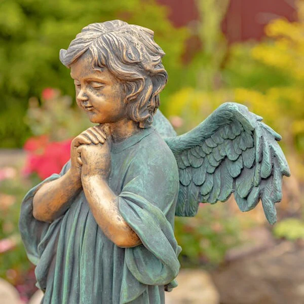 Angel Praying Sculpture 39" High - Image 4