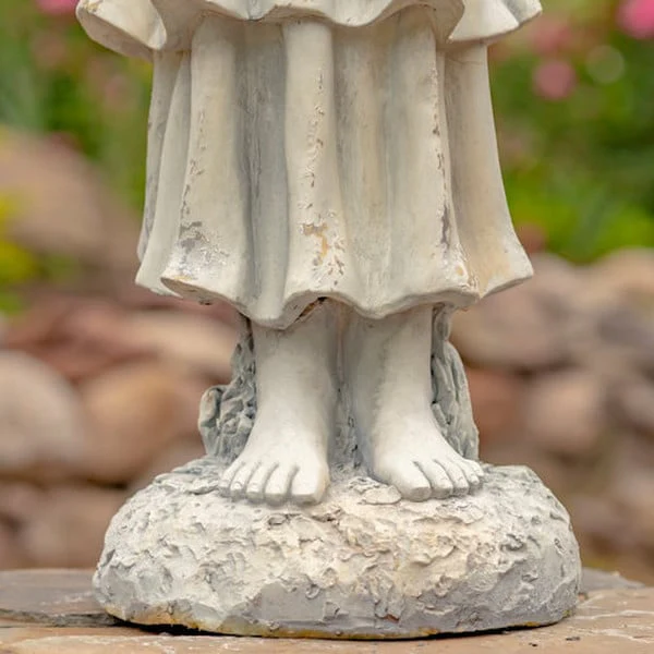Angel Reading Book Garden Sculpture 39" High - Image 4