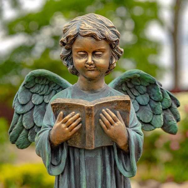 Angel Reading Book Garden Statue 39" High - Image 4