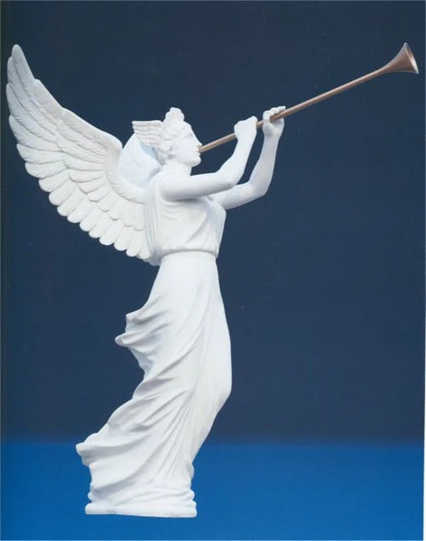 Angel With Trumpet Sculpture 100" High - Image 6