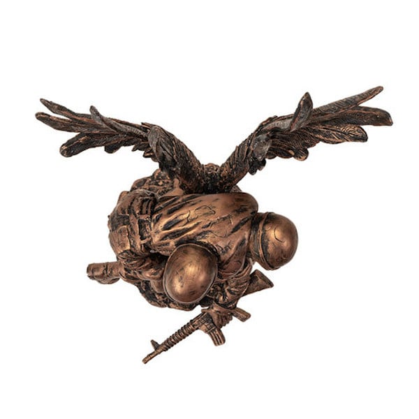 Angel Wounded Warrior Military Statue - Image 3