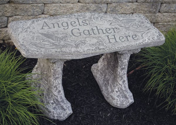 Angels Gather Here....bench - Image 3