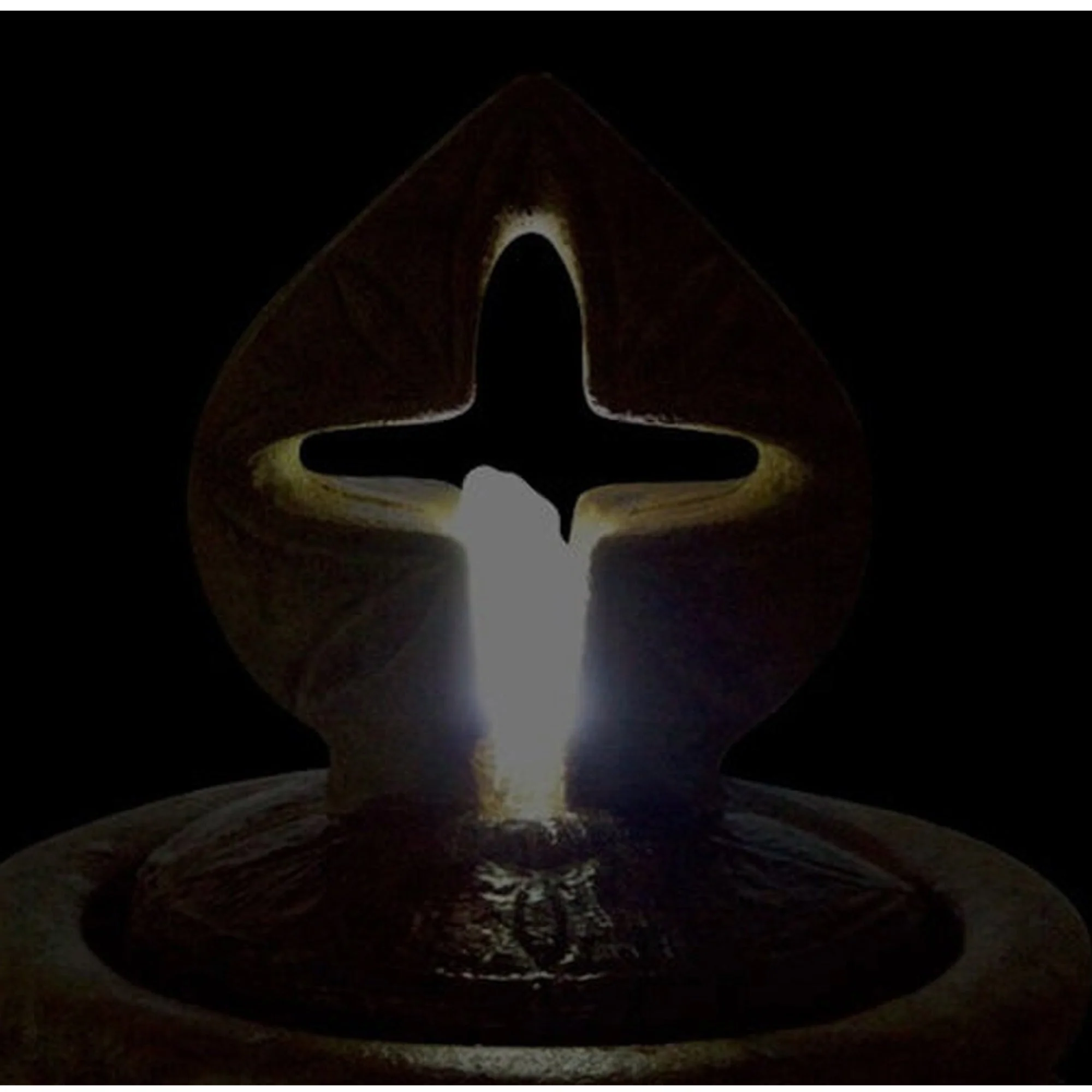 Eternal Faith Cross Bubbler Fountain 25" High - Image 3