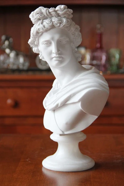 Apollo Bust 13" High Sculpture - Image 2