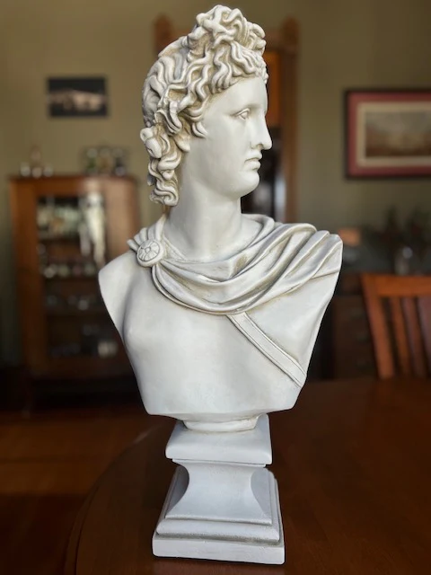 Apollo Bust Sculpture 24" High - Image 5