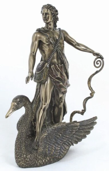 Apollo Sculpture On Swan