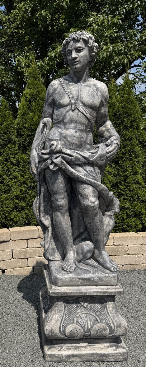 Apollo The Hunter Life-size on Pedestal 80" H - Image 3