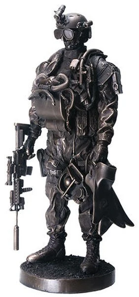 Armed Forces Navy Seal Soldier Sculpture - Image 2