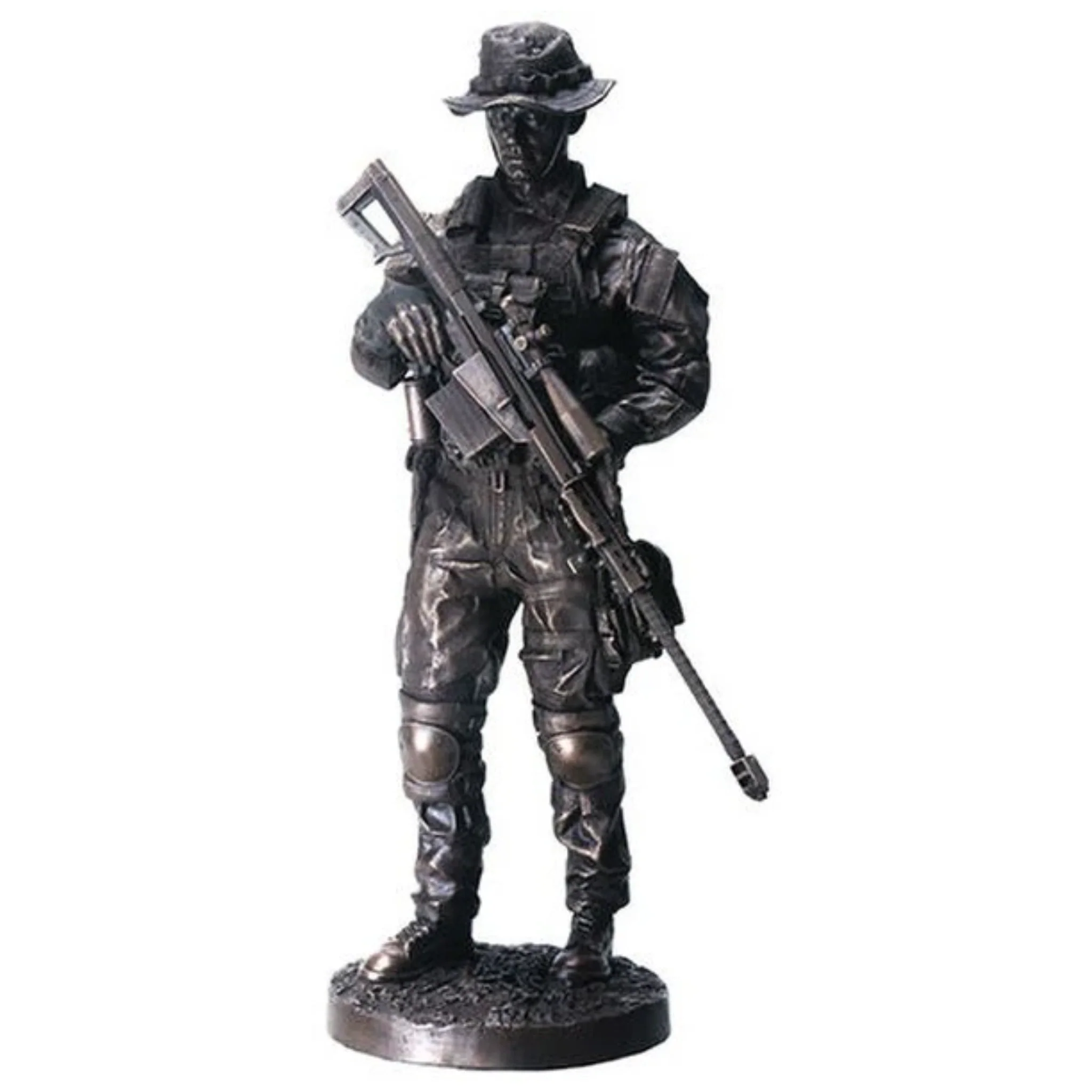 Armed Forces Sniper Soldier Sculpture