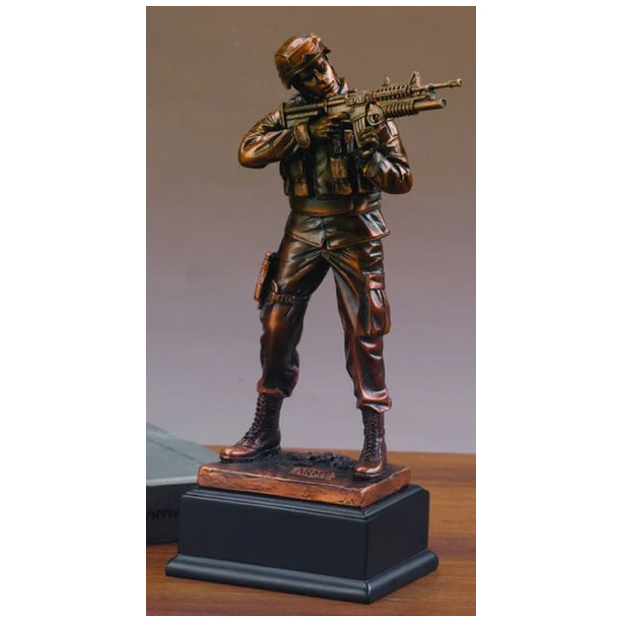 Army Man Military Sculpture 11.5" High