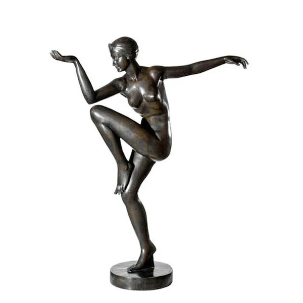 Art Deco Woman Bronze Sculpture