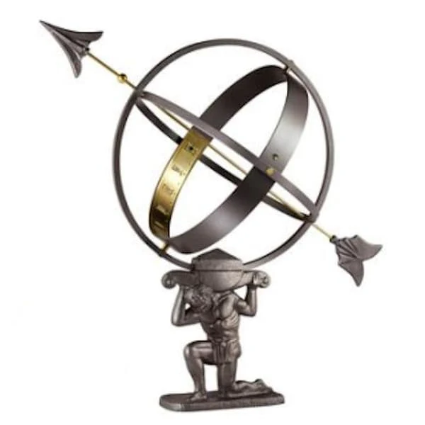 Atlas Armillary Sundial Sculpture