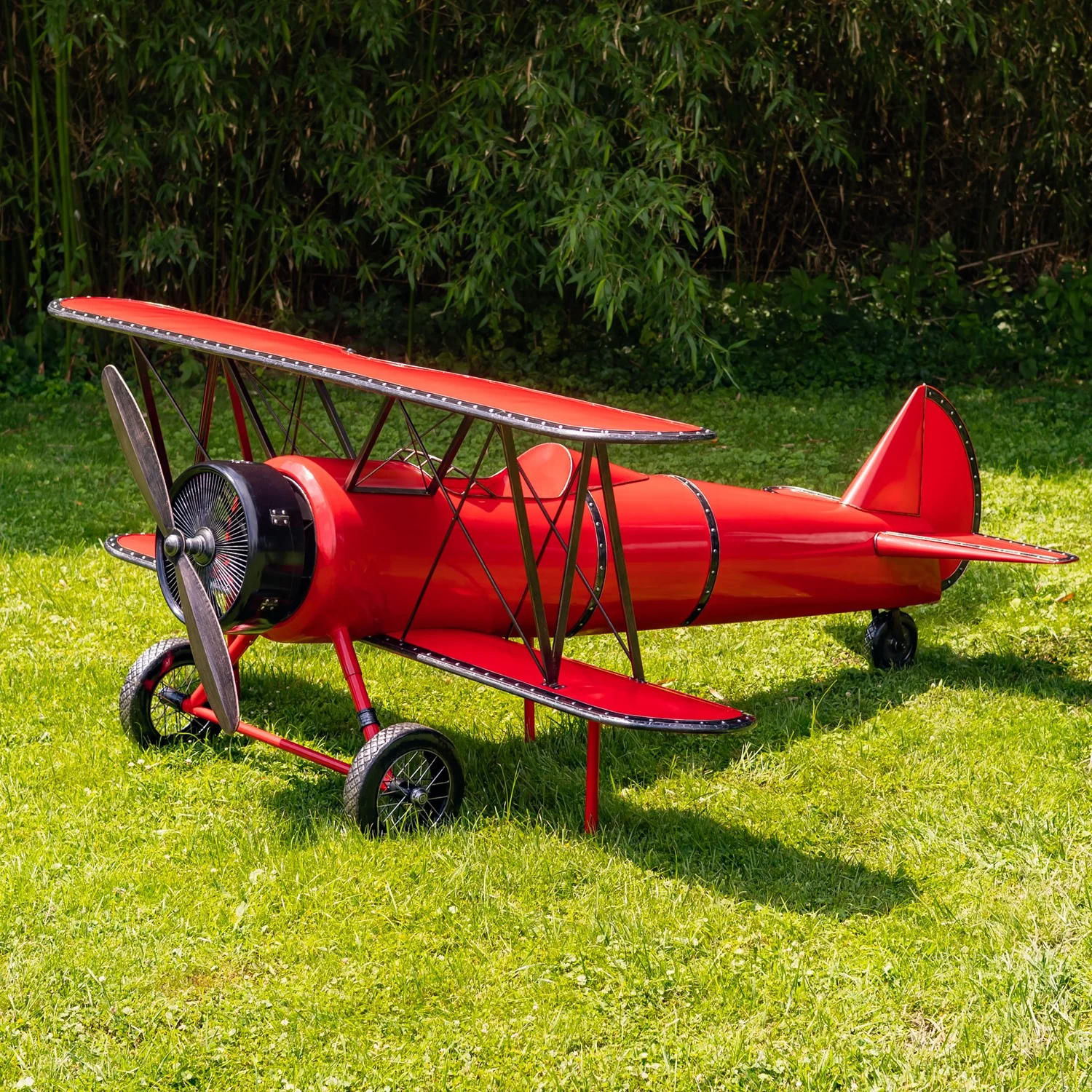 Aviation Showpiece Biplane Decorative Sculpture - Image 4