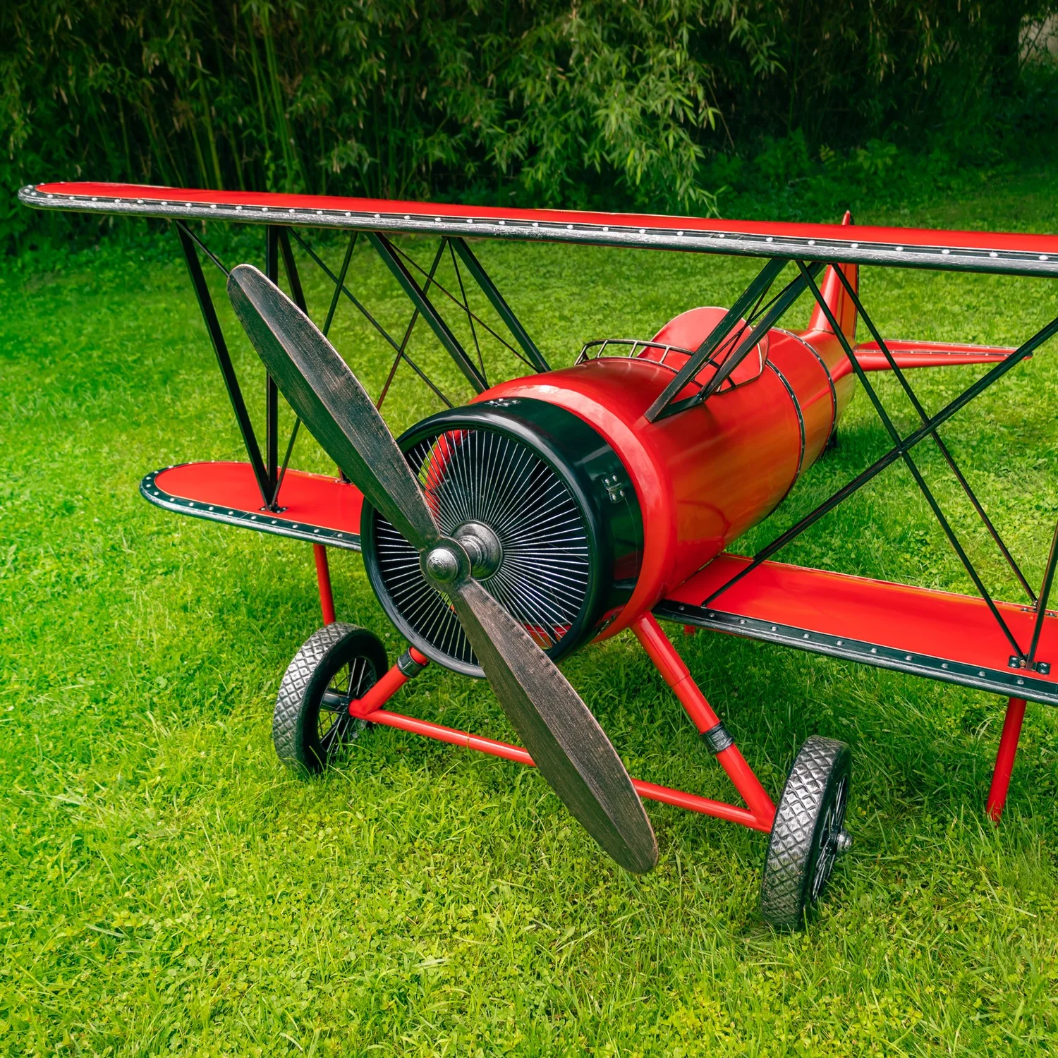 Aviation Showpiece Biplane Decorative Sculpture - Image 5