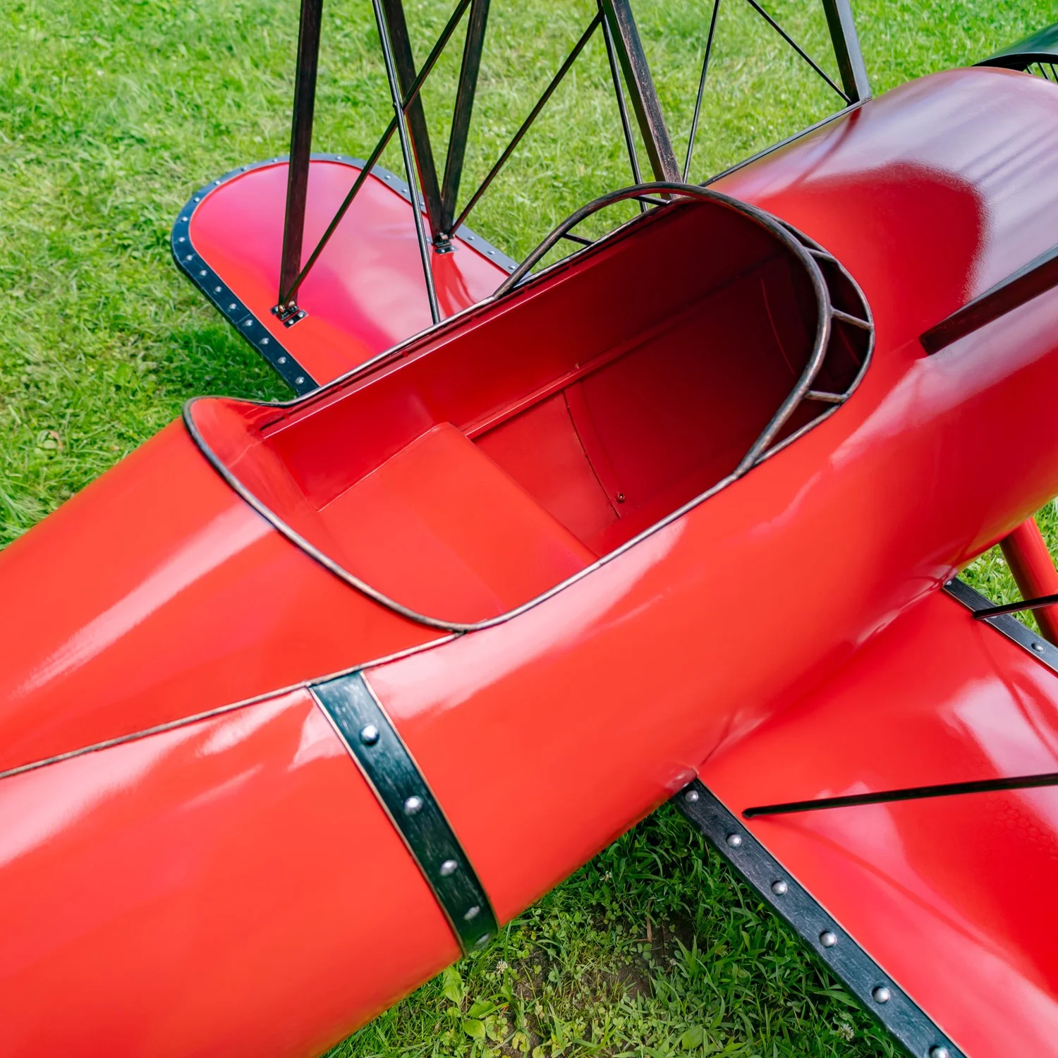 Aviation Showpiece Biplane Decorative Sculpture - Image 7