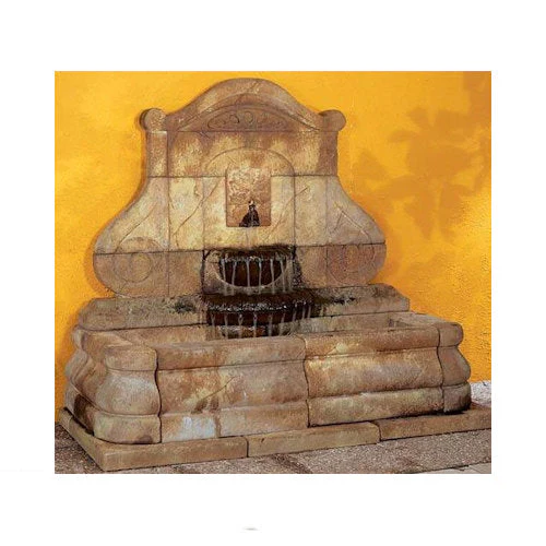 Avignon Green Man Wall Garden Fountain