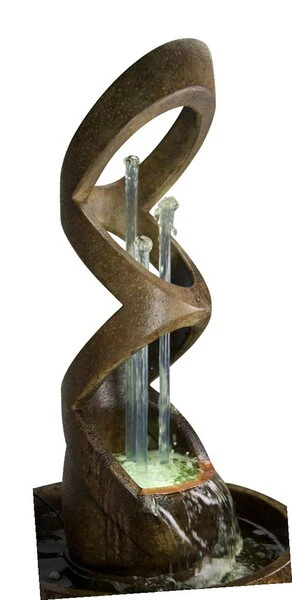 Balancing Rings Fountain Clear Piping 60.5" H - Image 4