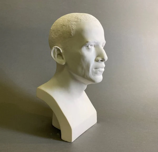 Barack H. Obama Presidential Bust Sculpture - Image 5