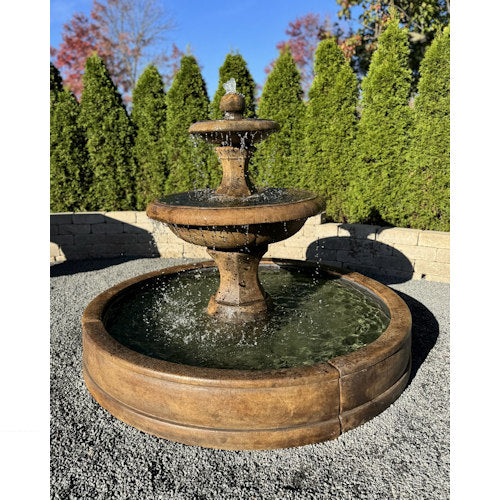 Barrington In Valencia Pooled Garden Fountain - Image 2