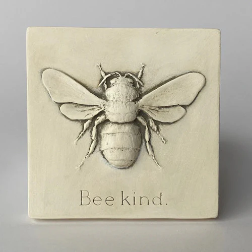 Be Kind Movement Plaque Bee Wall Sculpture