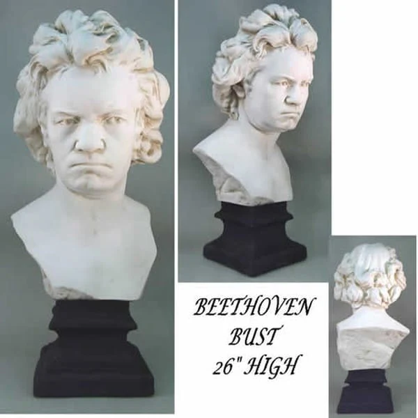 Beethoven Ludwig Van Bust 26" High - Image 3