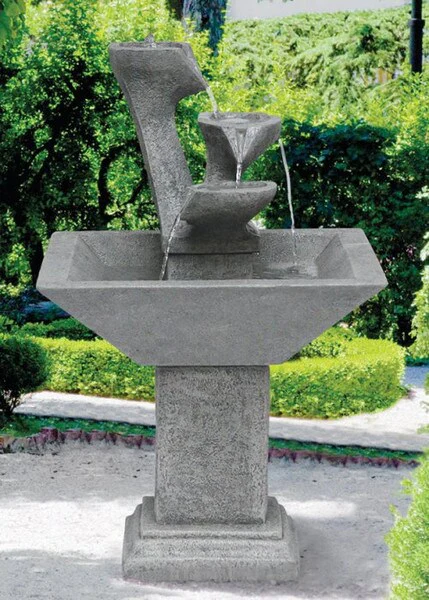 Belize Three Shell Fountain Square Basin