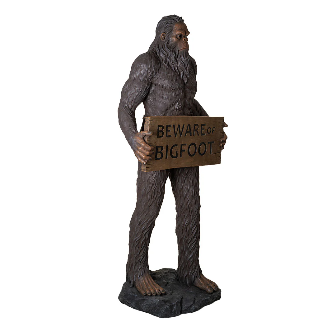 Beware of Bigfoot Life-Size Sculpture - Image 2