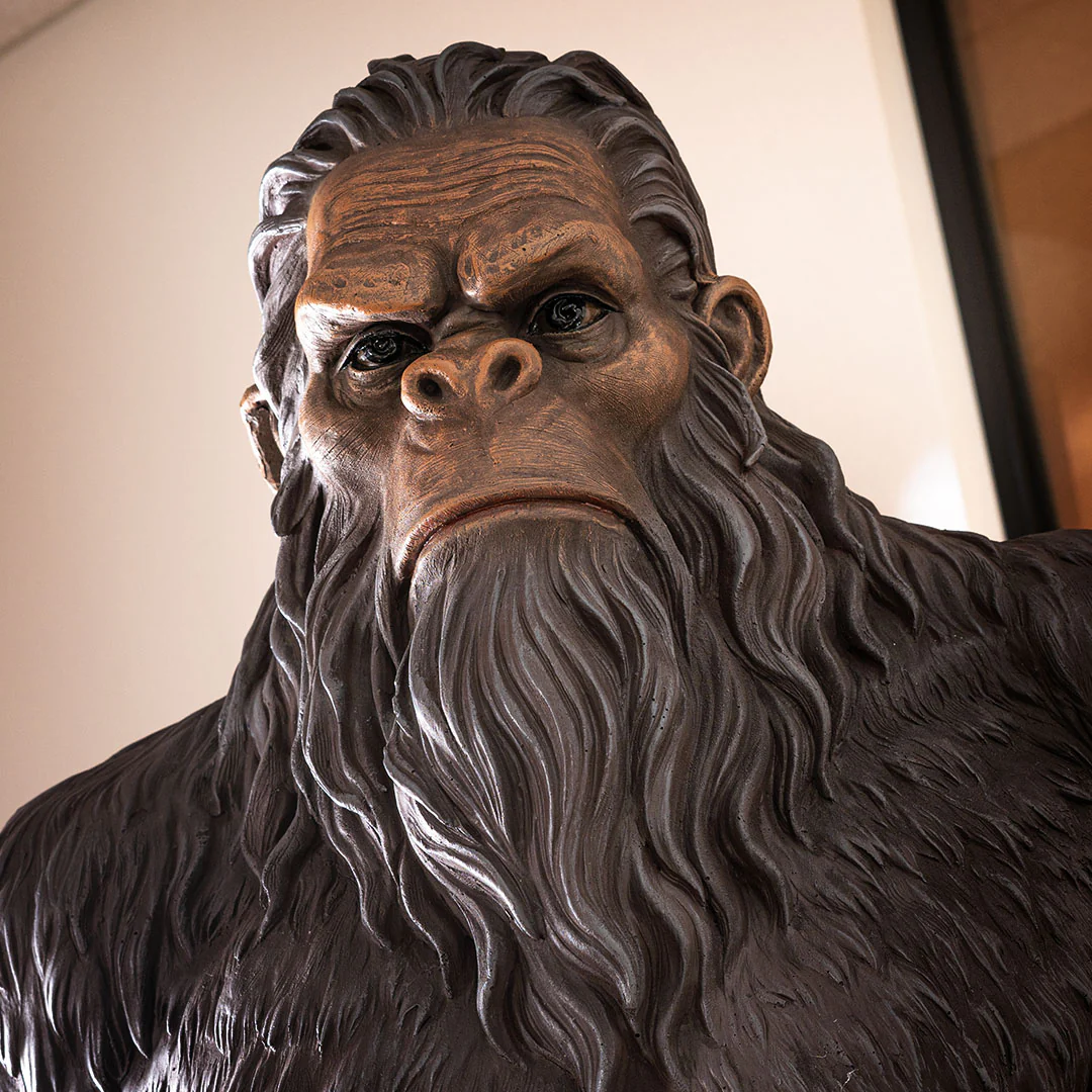 Beware of Bigfoot Life-Size Sculpture - Image 4