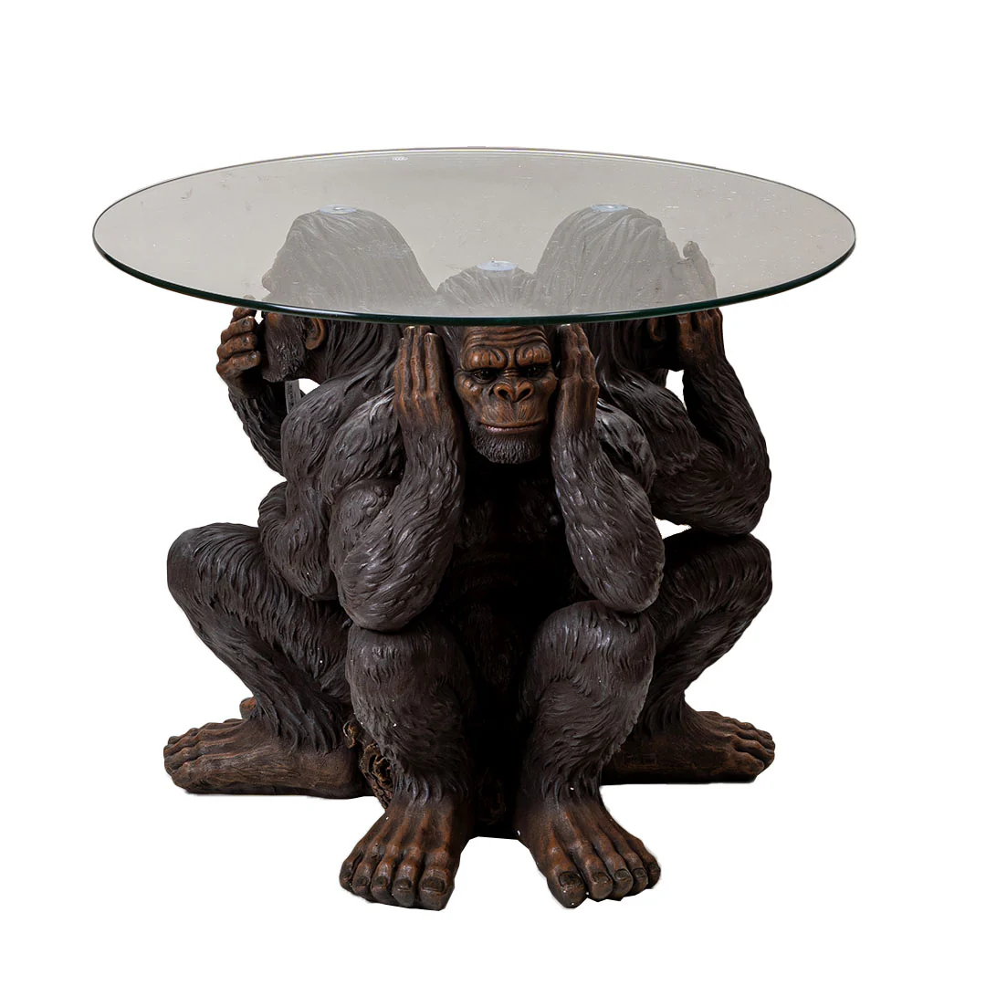 Bigfoot See Hear Speak No Evil Table Base