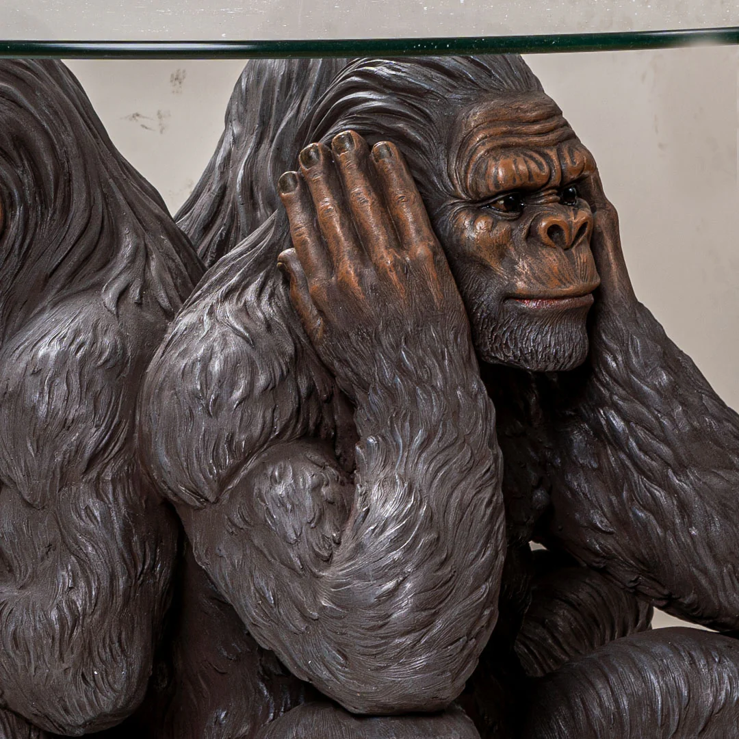 Bigfoot See Hear Speak No Evil Table Base - Image 7