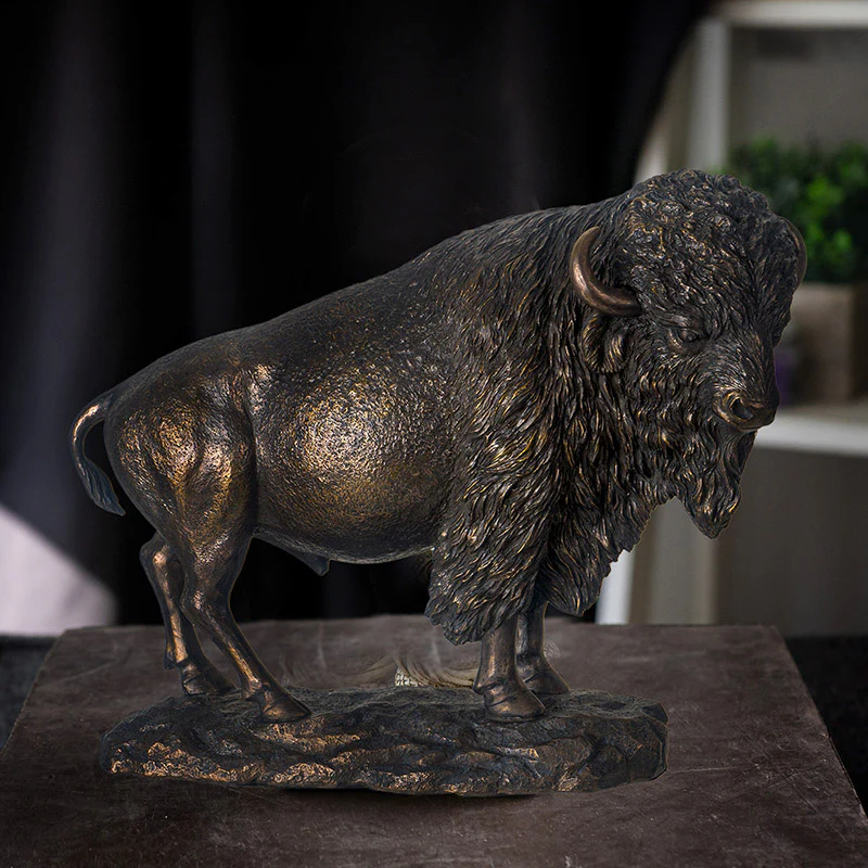 Bison Statue Majestic Symbol of the American Plains - Image 6