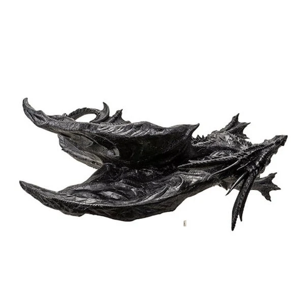 Black Dragon Sculpture Shadow-fire Sentinel - Image 3