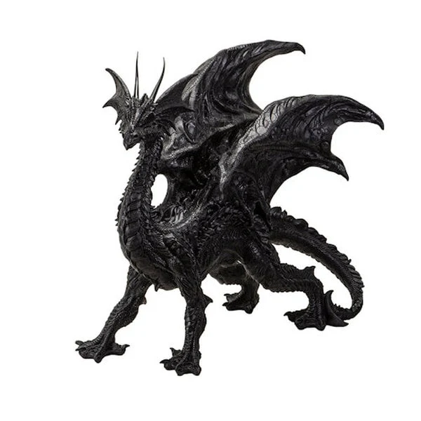 Black Dragon Sculpture Shadow-fire Sentinel - Image 5