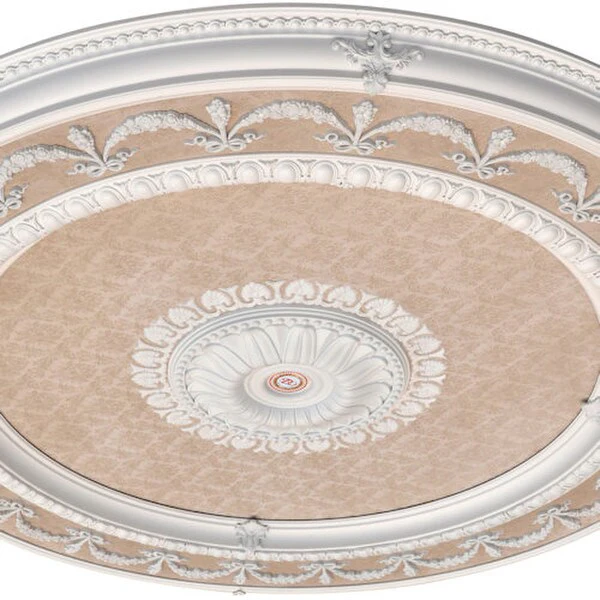 Blanco Wreath Ceiling Medallion 63" Dia. - Image 3